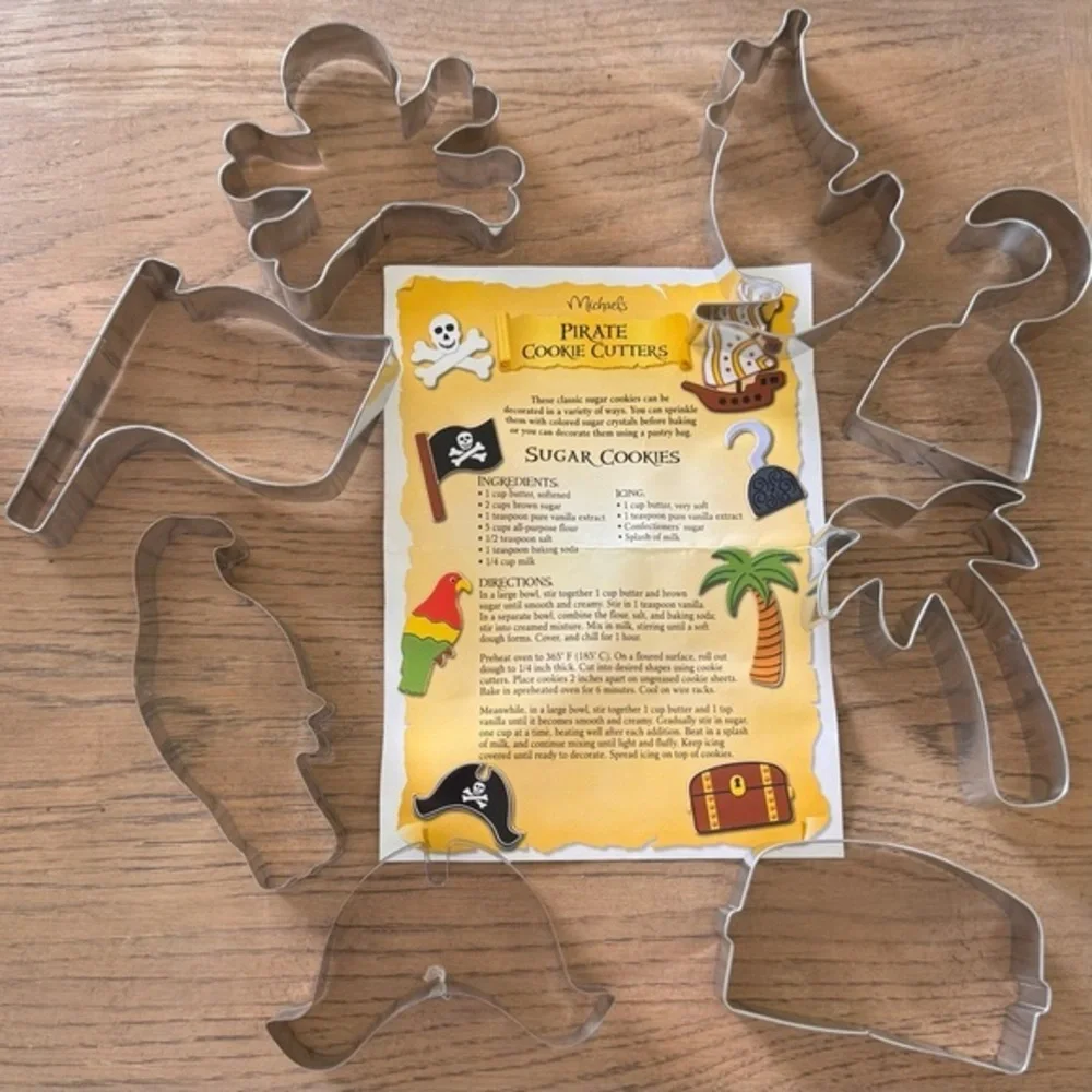 Pirate Cookie Cutters Set
